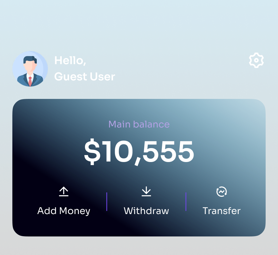 Live Trading Terminal UI